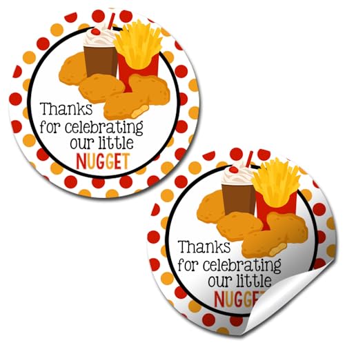 Autocollants de remerciement anniversaire enfant pour embellir facilement les sachets de fête