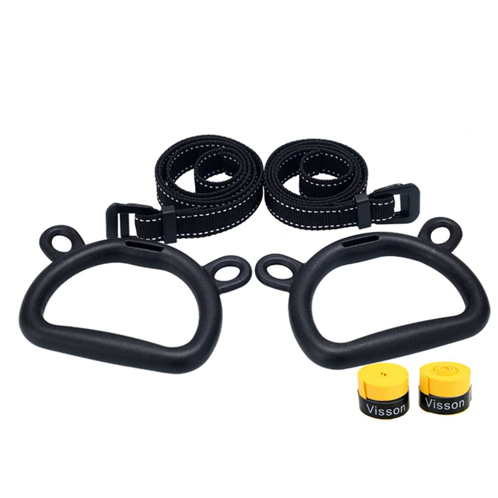 Anelli per il fitness, 2 pezzi di anelli da ginnastica for bambini, attrezzi for trazioni, attrezzi for esercizi di fitness for tutto il corpo, allenamento a corpo libero