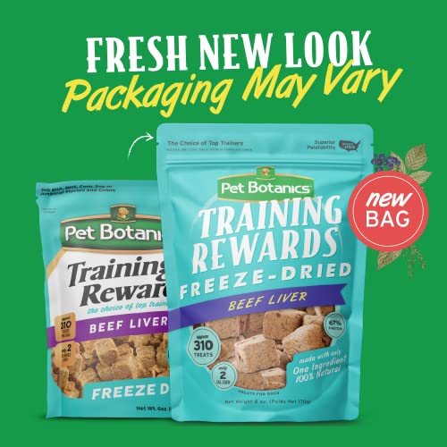 Pet-Botanics-Freeze-Dried-Training-Rewards-Puppy-and-Dog-Treats-Made-in-The-USA-Low-Calorie-Single-Ingredient-Grain-Free-Beef-Liver-6-oz