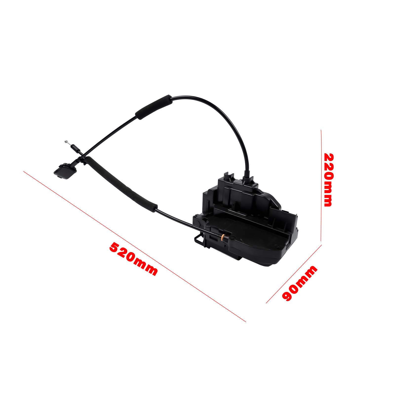 Attuatore serratura porta anteriore destra con 6 perni di ricambio per NV400 Master III Movano B 2.3 dCi 80502-00Q0K 80502-00Q1H 82502-00Q0D 4419257 4421454 93197290 805020009R