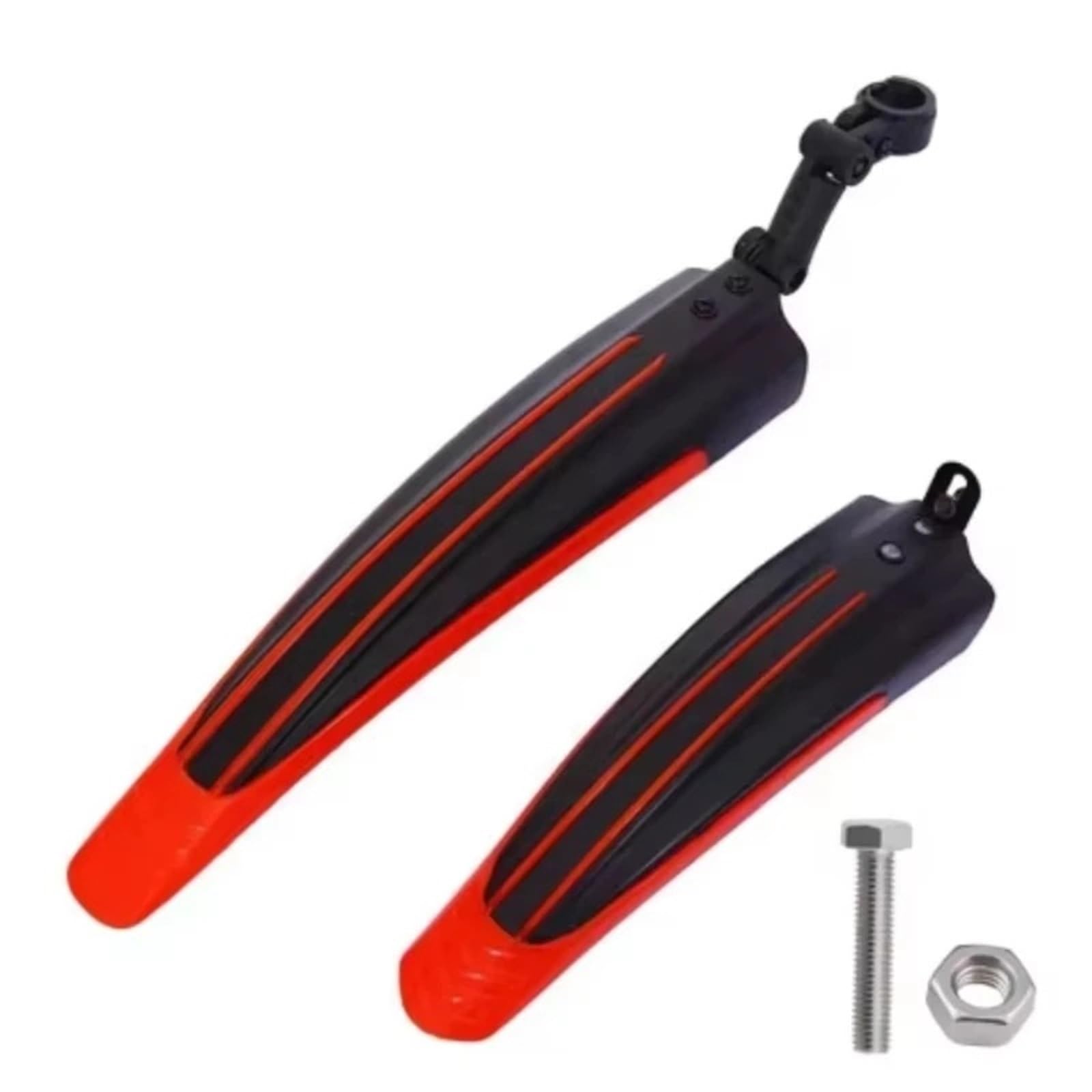 Guardabarros para Bicicletas 2 1 Pieza Bicicleta de montaña Bicicleta de Carretera Guardabarros Trasero Guardabarros alas para Bicicleta salpicaderos Delantero Trasero