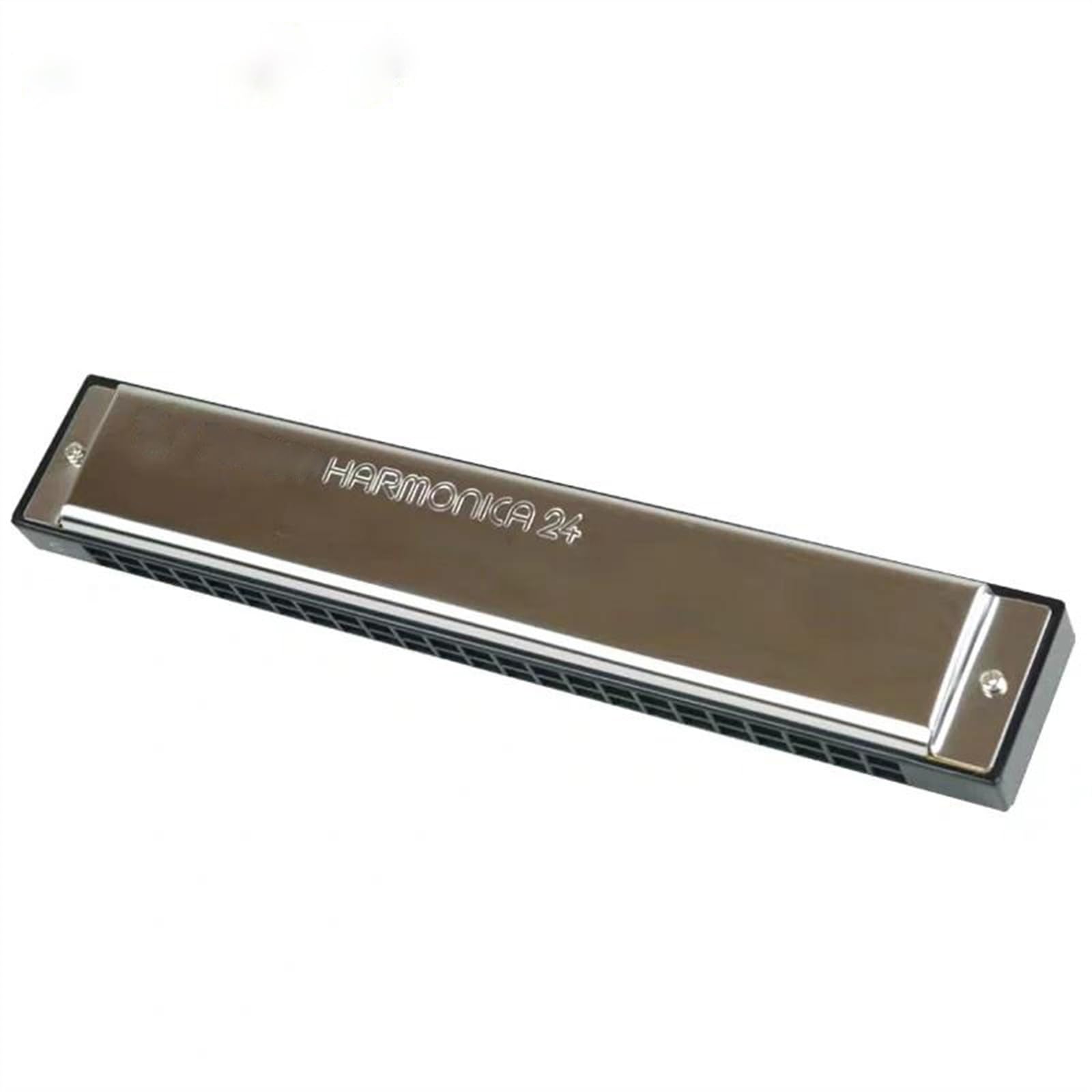 Instrument Harmonijkowy Tremolo Harmonijka 24 Otwory 48 Tonów Blues Harp Organy Ustne Klucz C ABS Żywica Mosiężne Instrumenty Muzyczne(Db)