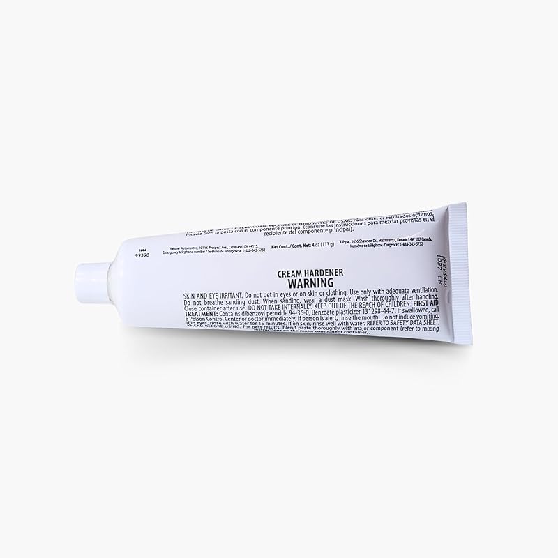 Endurecedor em Creme Branco para Massa de Funilaria, Epóxi e Massa de Acabamento Generic 4 oz (113 g)