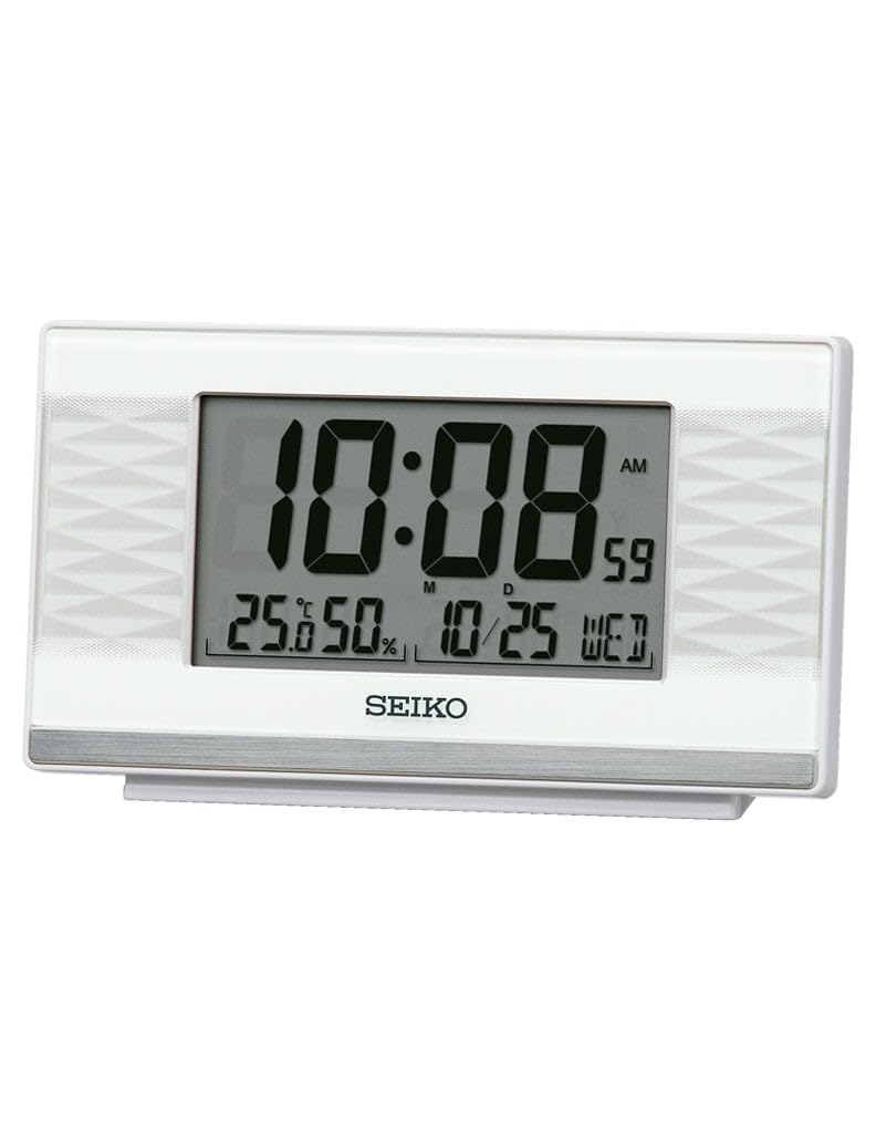 Seiko Clocks Multicolor Seiko Alarm Clock, Standard