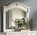 American Woodcrafters 2910-040 Heirloom Landscape Mirror, White