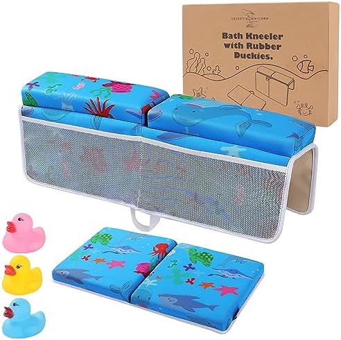 Amazon.com: Celestial Unicorn - Bath Kneeler and Elbow Rest Pad - Plush ...