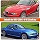 Halbgarage für BMW Z3 1995-2001, 420D Oxford Wasserdicht Outdoor Halbgarage Autoabdeckung UV-beständig Sonne Schnee Regen Staub Allwetterschutz