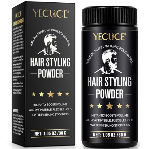 Haarpuder für Männer 30g | Haarstyling Puder | Mattierend & Starker Halt | Natürliches Volumen & Lift | Fettfrei & Leicht | Einfache Anwendung & Langanhaltend