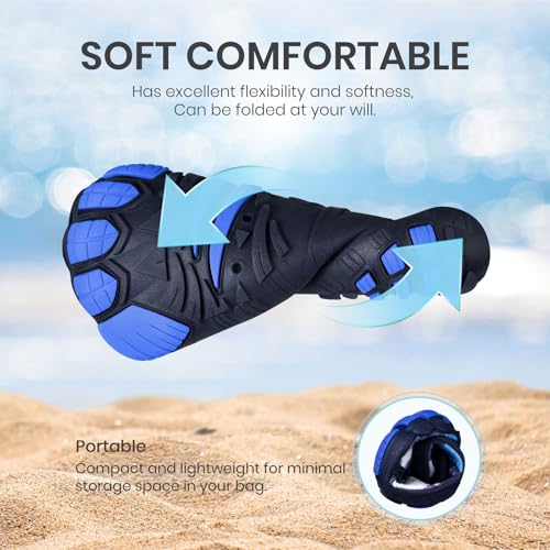 Image of SEEKWAY Barefoot Water Shoes for Kids - Wide Toe Box and Quick-Dry Sand Shoes Toddler for Hiking Swim Beach Pool Kayak Sport Accessories, Camping Essentials Non-Slip for Boys Girls Sizes