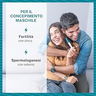 MascuPRO® Fertilità Uomo - Produzione di spermatozoi - vegano - 60 capsule per la fertilità maschile - L-carnitina, Zinco - Prodotto in Germania, Compressa