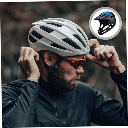 Casco de bicicleta Jorzer de alta resistencia con barbilla desmontable 3