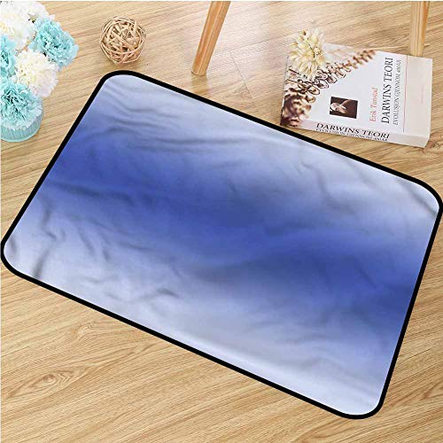 TBRfine Ombre, Door-mat, Clear Sky in Summer Day, Bathroom Mat for Tub Non
