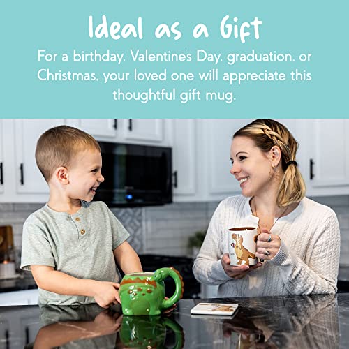 Infloatables Dinosaur Coffee Mug For Women Men - Cute Funny Coffee Mug - Unique Coffee Mugs - Cool Novelty Birthday Gift - Novelty Coffee Mugs - Cool Coffee Mug #TOP3