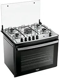 Fogão 5 Bocas Embutir Dako Supreme Mesa de Inox Bivolt