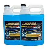 UCS 10015 2-in-1 Windshield Washer Fluid 1 Gallon (Pack of 2)