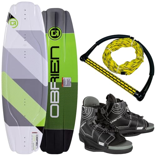 OBRIEN オブライエン 2025年 クラッチ ウェイクボード 3点 セット 143cm 正規品 25.5-28cm イエロー