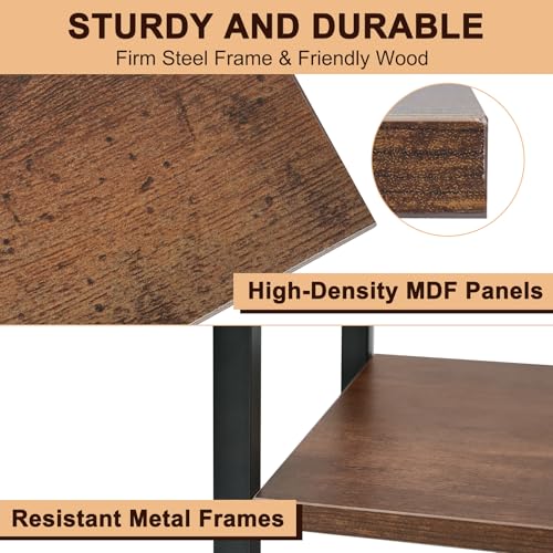 RANXFLOAT Suporte de impressora, mesa de impressora sob a mesa com rodas, mesa de impressora móvel i