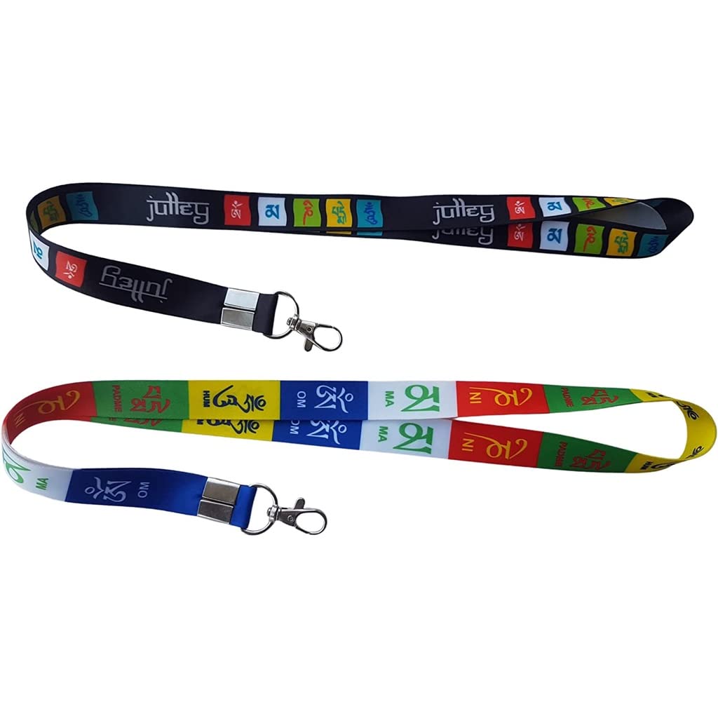 deethyas fashion Multicolor Leh Ladakh Tibetan And Julley keychain long | Tibetan Lanyard ID Long 18 inch, 2 Pieces of Buddhist Keychain Lanyard (Pack of 2) (Black And Multicolor) Keychain-picture-49