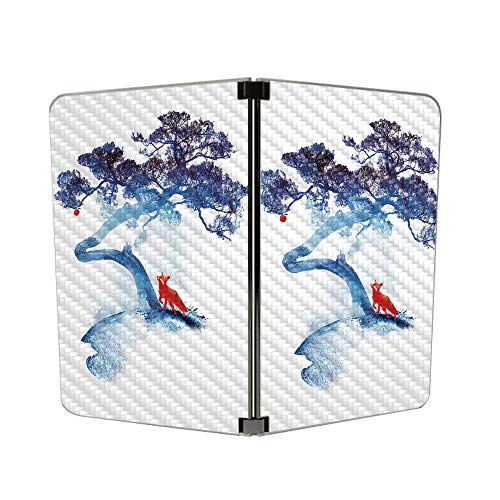 Image of MightySkins Carbon Fiber Skin for Microsoft Surface Duo - Last Apple Tree | Protective, Durable Textured Carbon Fiber Finish | Easy to Apply | Made in The USA