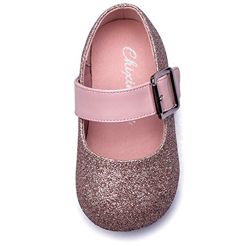Little Girl's Adorable Buckle Ballerina Flat,Pink,Little Kid,11.5M4