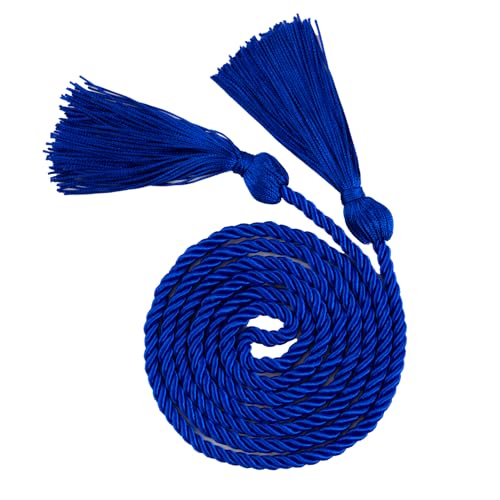 SETRUE Graduation Honor Cord Graduation Tassel Honor Cords for Graduation Decorations Bachelor Gown Master Doctoral (Blue)