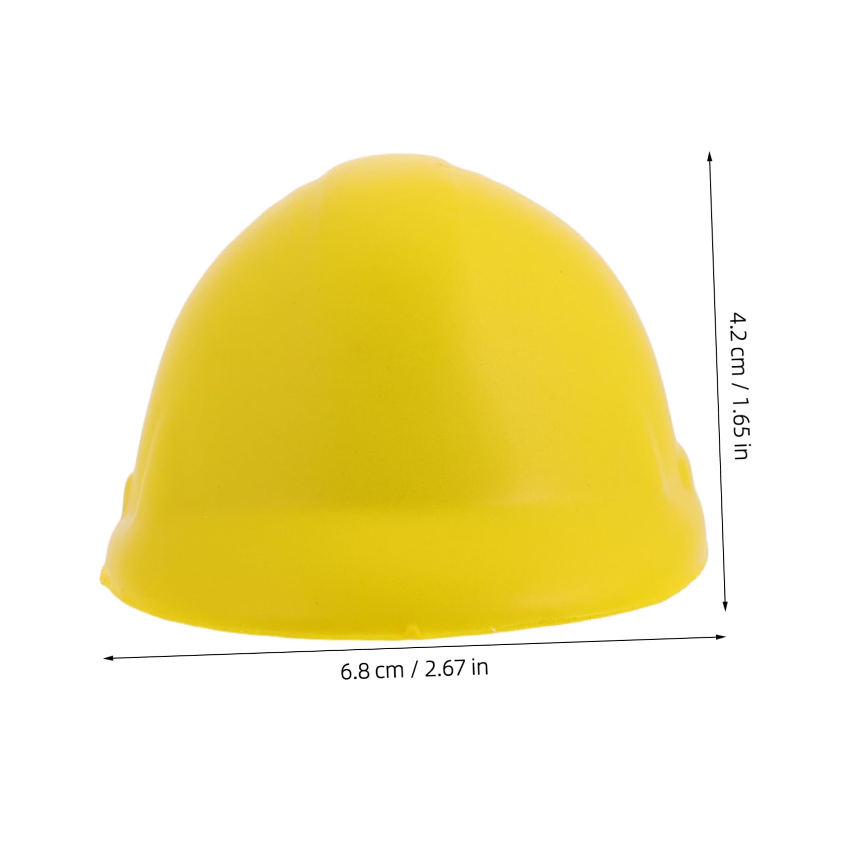 Vaguelly Boys and Girls Hard Hat Toy Tiny Construction Helmet for Dress-up Parties Pu Safety Hat for Toddlers Children