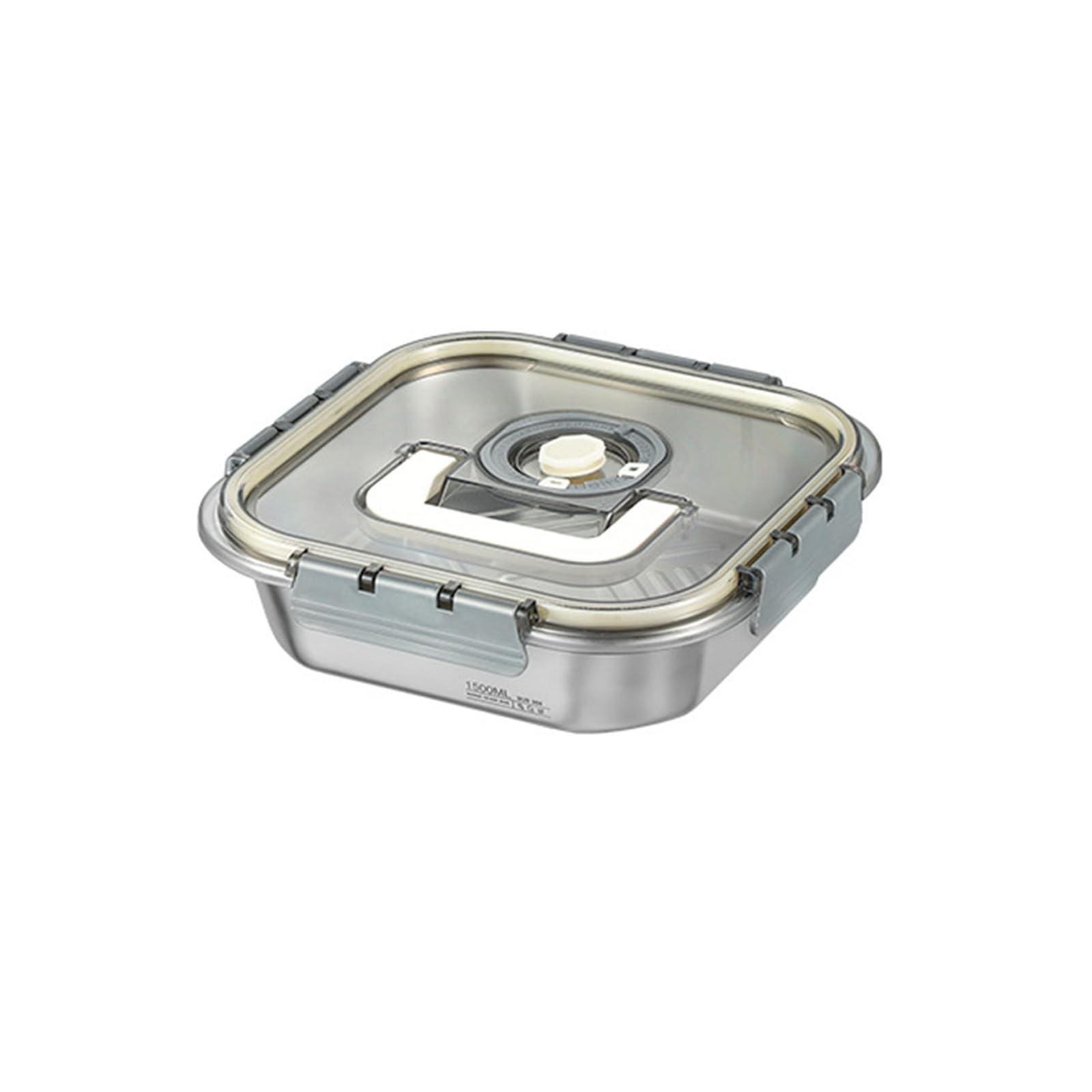 MALSSE Lunch or Snacks Food Container Stainless Steel Meal Preparation Container with Large Capacity for Outdoors Large Capacity Food