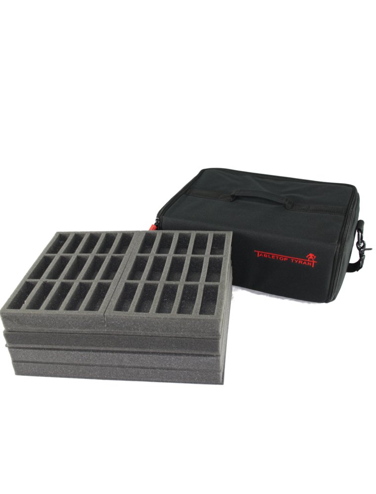 Tabletop Tyrant Kingmaker Figure Case with Storage Foam (Tall Infantry (Holds 120))