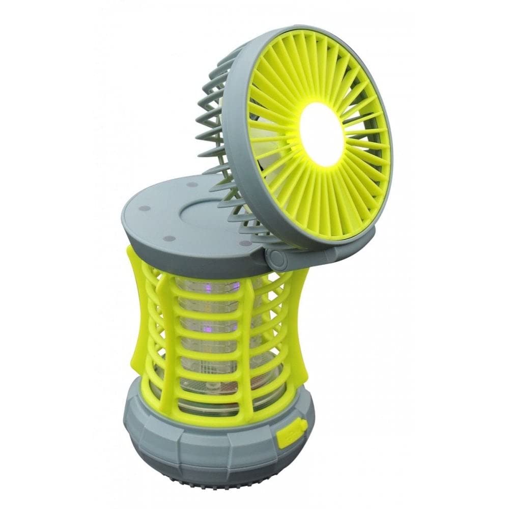 Outdoor Revolution Camping USB Rechargeable Mosquito Lantern Fan, Green - Image 2