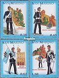 2198-2201 (kompl.Ausg.) Prophila Collection San Marino 2198-2201 (kompl.Ausg.) 2005 Militäruniformen (Briefmarken für Sammler) Militär