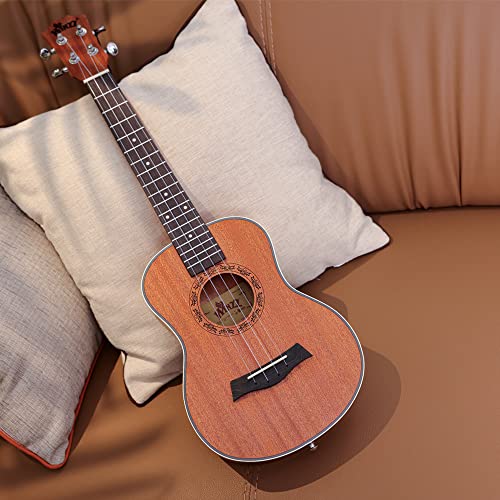 Winzz Tenor Ukulélé Adulte, Ukulele Débutant Set 26 Pouces Avec Support Ukulele et Capodastre (Acajou, Mat) - Les Beatles, Paul McCartney, John Lennon, RIngo Starr, George Harrison Winzz Tenor Ukulélé Adulte, Ukulele Débutant Set 26 Pouces Avec Support Ukulele et Capodastre (Acajou, Mat) – Image 4