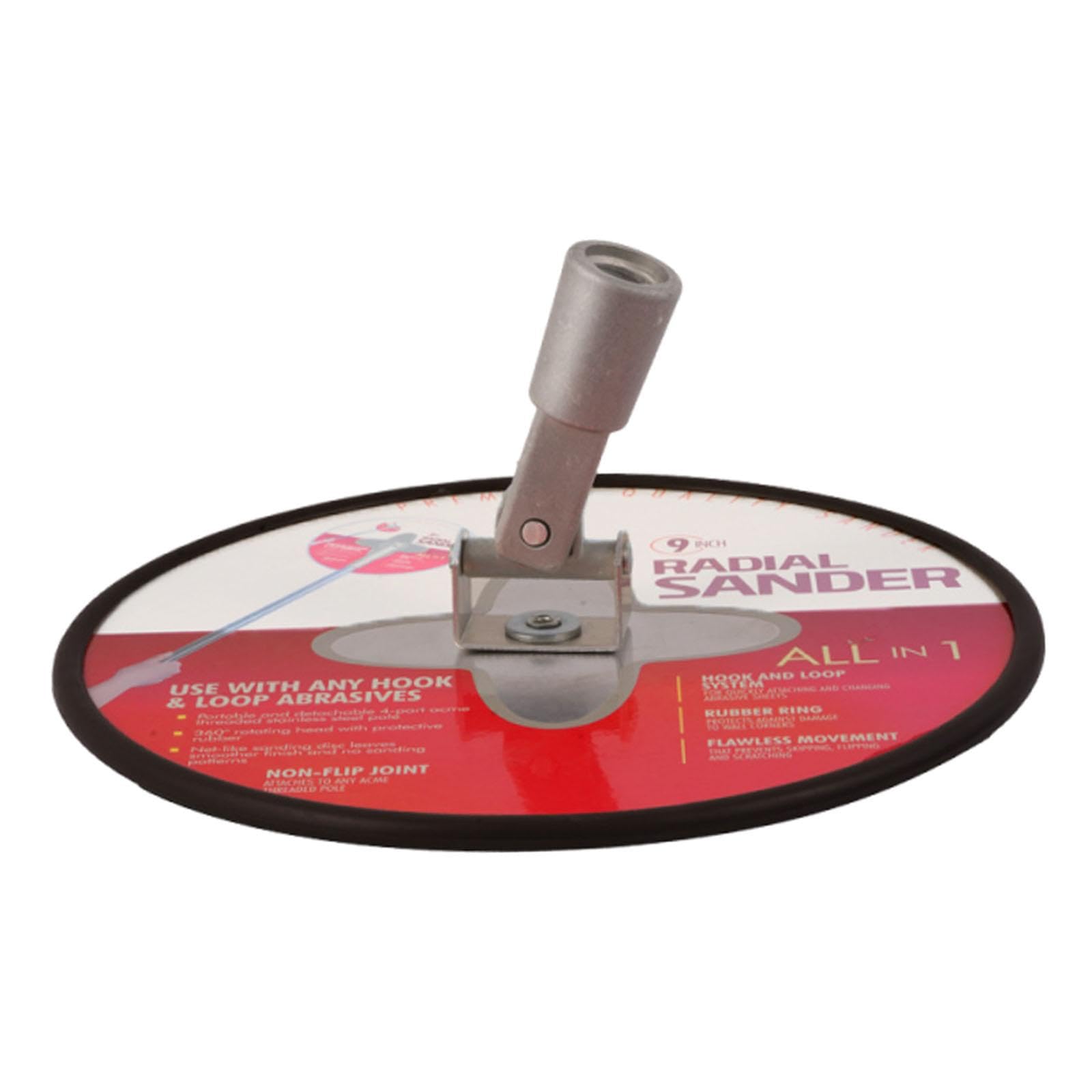 Lijadora de paneles de yeso, lijadoras de pared, lijadora manual profesional redonda para paneles de yeso, Rojo