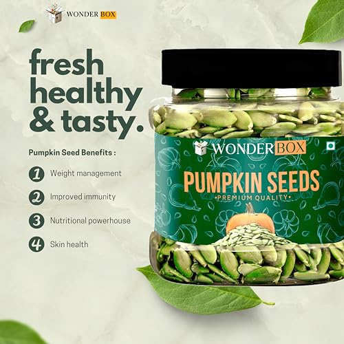 Image of WonderBox Superseed Combo - Chia, Flaxseeds - 300g each & Pumpkin, Seeds Mix - 250gm each | Combo for weight loss | Mix Seeds for Eating (JAR PACK of 4)