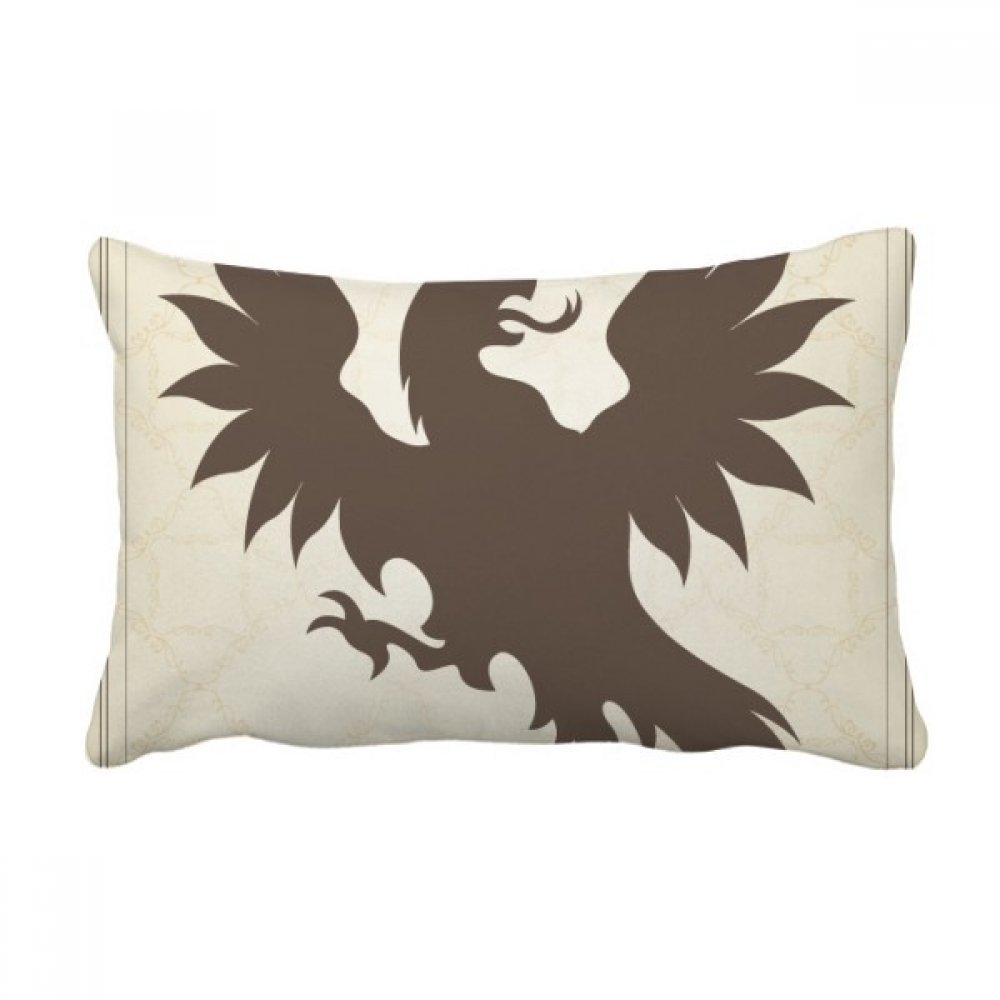 Coussin de décoration vautour multicolore 16x24 pouces idée cadeau salon