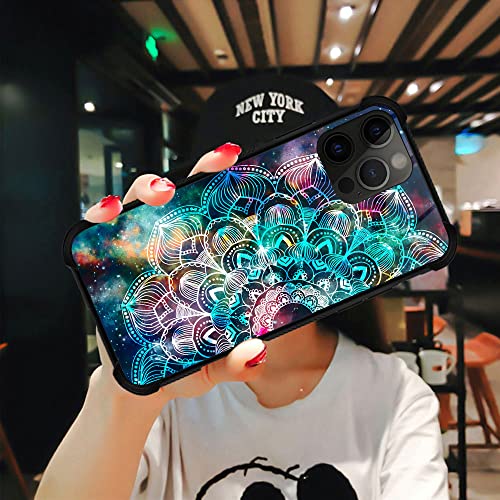 Iphone 14 Pro Max Case,Starry Mandala Iphone 14 Pro Max Cases,Plexiglass Four-Corner Shock-Proof Design Cover For Iphone 14 Pro Max 6.7-Inch #TOP5