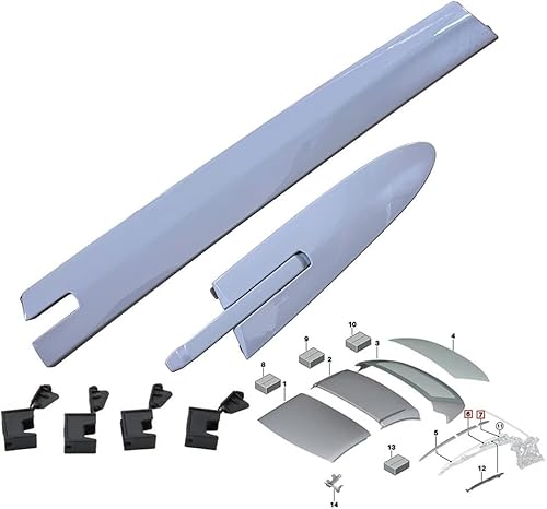 Bomunik for BMW 2007-2019 M3 M4 328i 335i 428i 430i 435i 440i E93 F33 F83 Two-Door Convertible Sports Car Convertible Roof Top Hinge Cover Left Right Replacement # 54377184038,54377184048,54377187747