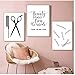 Produktbild linshel Friseursalon Dekor Haar Zitat Poster und Drucke Friseur Geschenk Friseur Schere Schönheit Wandkunst Bild Leinwand Malerei-40x60x3Pcscm Kein Rahmen