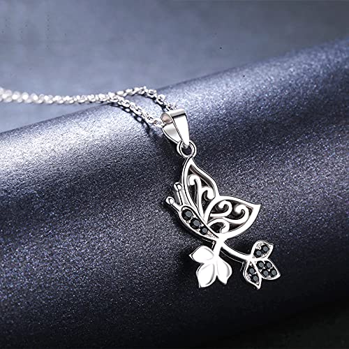 Colliers pendentifs papillon résistant argent 925 anti-ternissement - 4