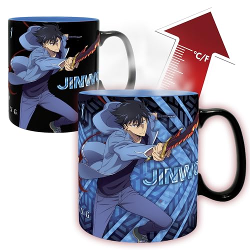 Taza cerámica cambio de calor Solo Leveling 16 oz miniatura 1