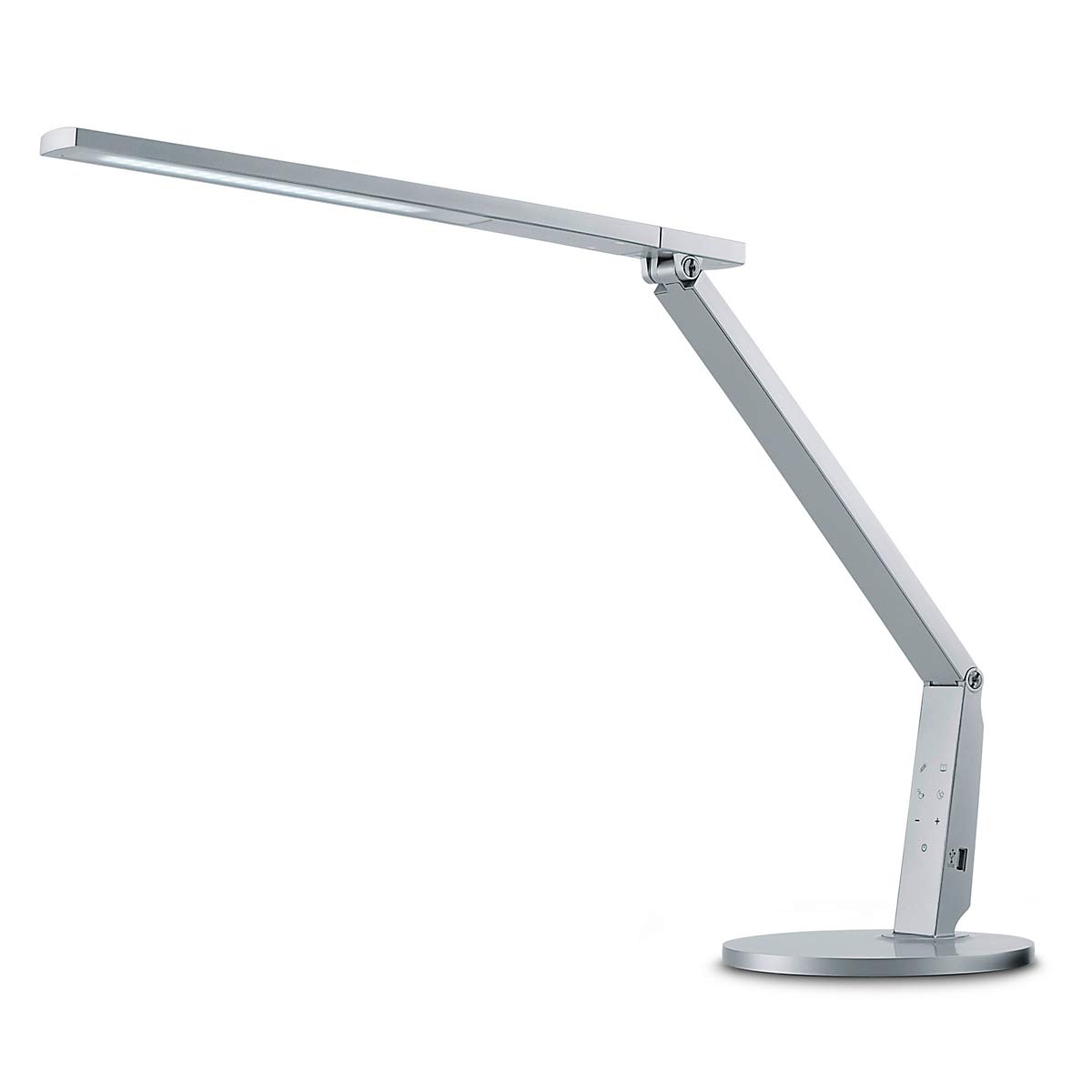 Hansa LED-Leuchte Vario Plus silber, stufenlos dimmbar, 2700-6400 Kelvin