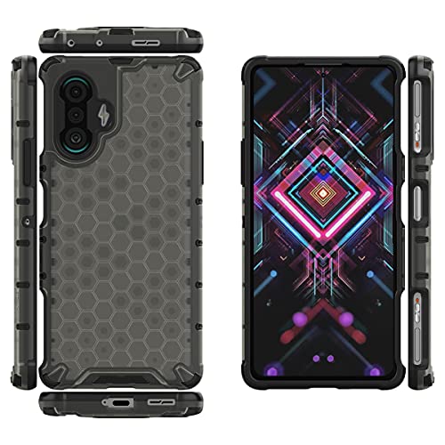 Image of Glasgow Back Case Cover Designed for Poco F3 GT - Black