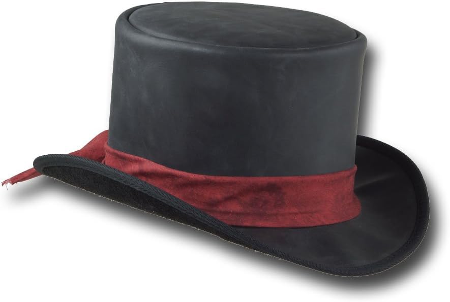 VE Adventures Leather Top Hat 3041BL / 3041RU