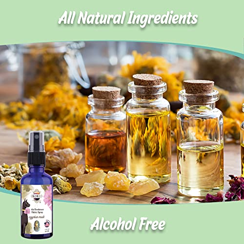 Egyptian Musk Air Freshener - Room Spray - Odor Eliminator - Deodorizer - Car Air Freshener - Home Spray - Linen Spray - Fabric Refresher - Non-Toxic - Alcohol Free - Made In Usa (4 Oz) #TOP6