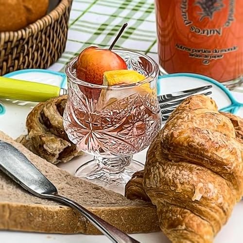 Image of bellemax Classy Shot Glass for Espressos, Spirits & Liquors,Whiskey, Vodka Shot, Tequila Shot, Wine Tasting, Cocktail Pour, Bar Accessory & Home Decor Parties Glasses Set of 6 (BR-03), 50 ml