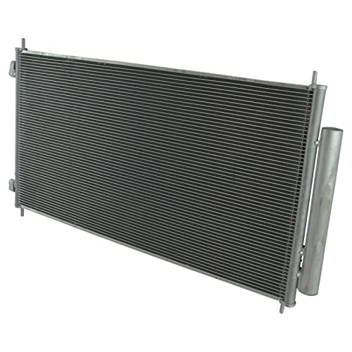Image of TRQ A /C Condenser and Receiver Drier Assembly Compatible with 2007-2011 Honda CR-V