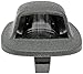 Dorman 68196 License Plate Light Lens Compatible with Select Nissan Models