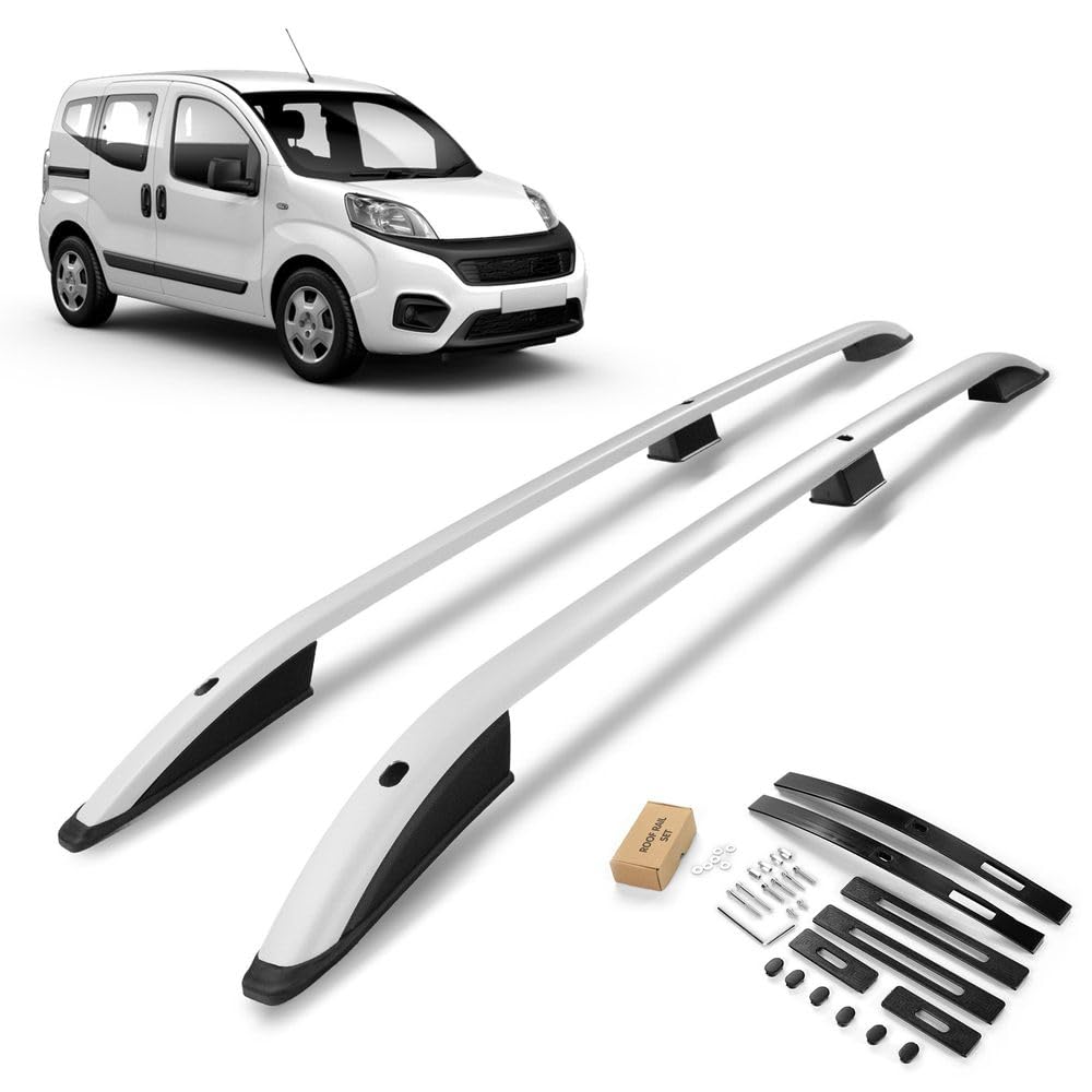 CHROMEMASTER Portapacchi da Tetto, Barre Tetto; Compatibile con Porsche Cayenne 2010-2017; Per il Trasporto di Box da Tetto, Portabiciclette, Scala | Struttura Leggera e Resistente in Alluminio