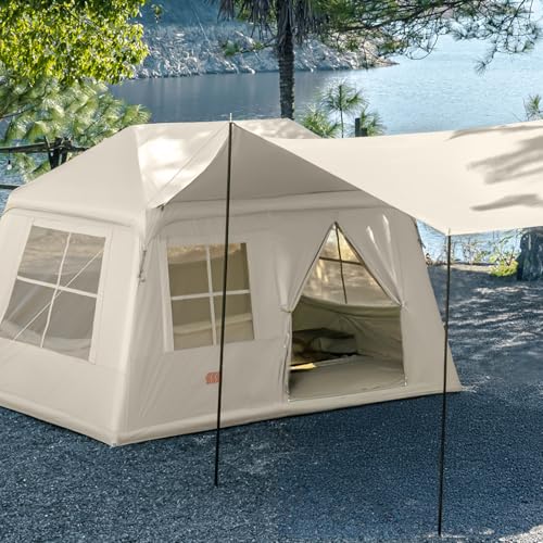Carpa inflable para camping 3-4 personas con bomba manual