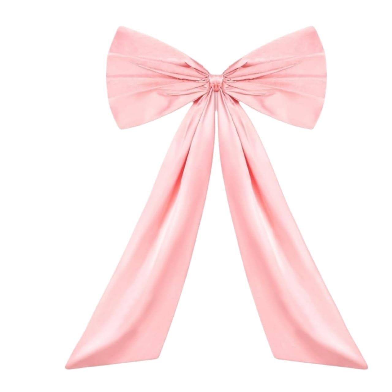 MFESFCS Giant Bow Decorations Fashion Satin Ribbon Big Coquette Bow Hanging Large Giant Bowknot Bow Decoration Birthday Party(Pink)