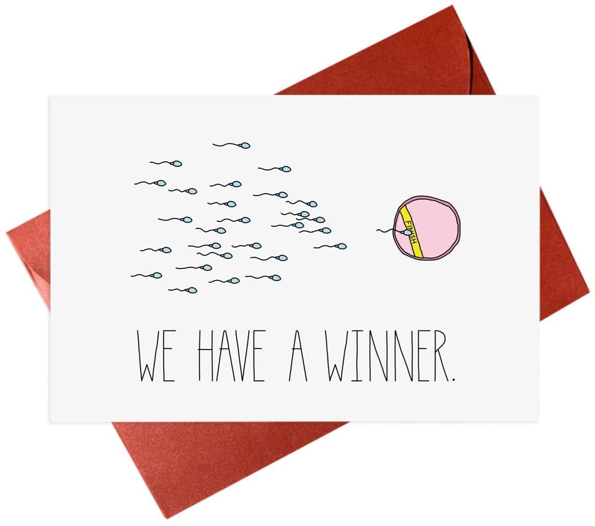 Gonzey Funny Pregnancy Card,Pregnancy Announcement